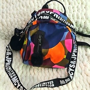 Multi color back pack